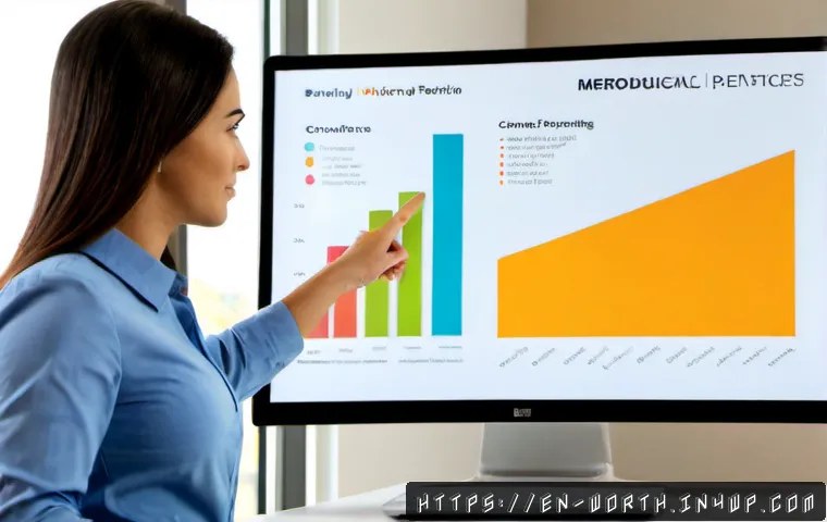 경쟁사 가치 제안 분석하기 - Photorealistic business strategy scene, confident marketing analyst in a bright modern American offi...